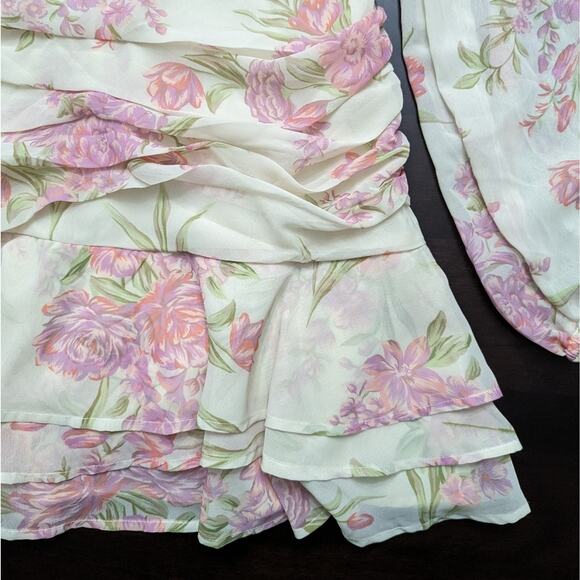 Showpo. Ukie Floral Dress Size 10 - Picture 5 of 8